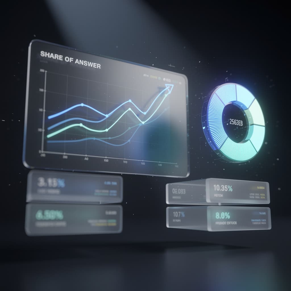 Measure — Watch your share of the answer rise.